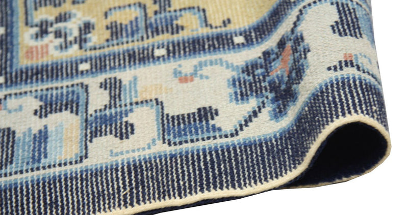 Alfombra china - 137 x 69 cm - azul