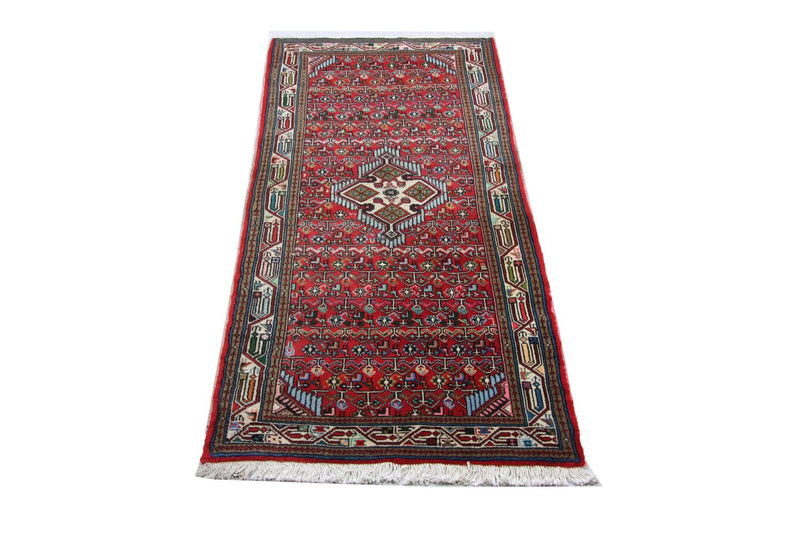 Alfombra de pasillo Alfombra persa - Nómada - 180 x 80 cm - rojo