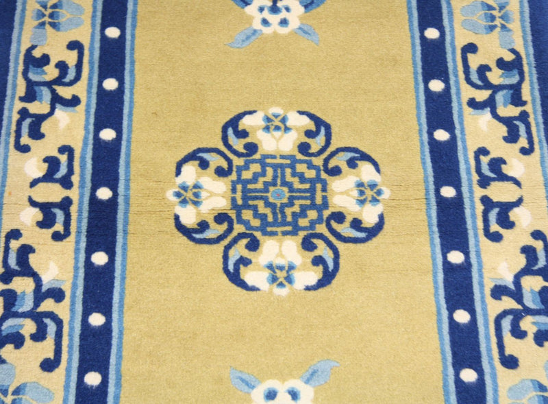 Alfombra china - 152 x 76 cm - azul