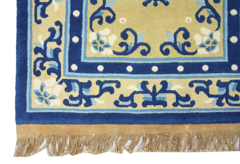 Alfombra china - 152 x 76 cm - azul