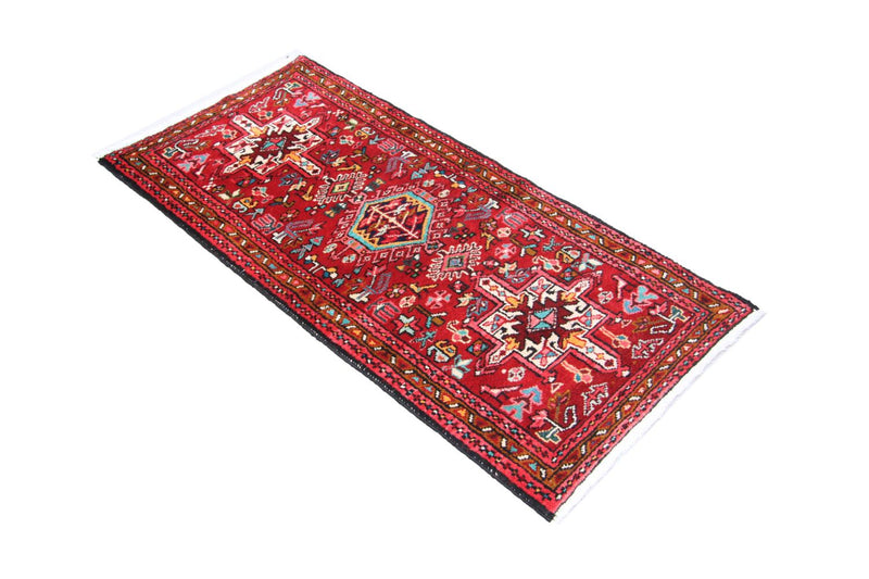 Alfombra persa - Nómada - 140 x 67 cm - rojo