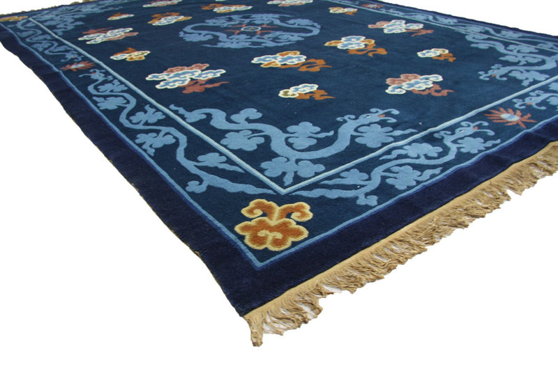 Alfombra china - 274 x 183 cm - azul