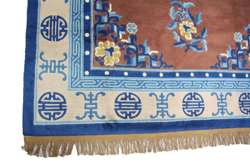 Alfombra china - 274 x 183 cm - marrón