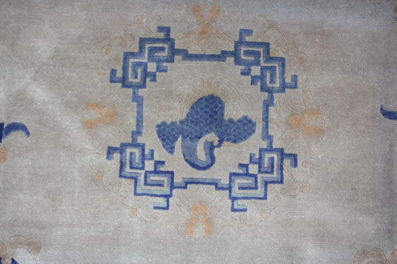 Alfombra china - 298 x 198 cm - azul