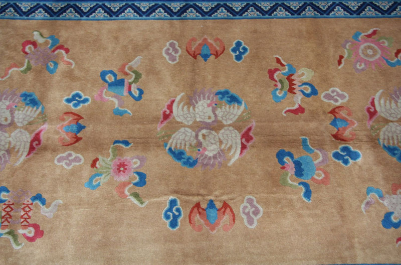 Alfombra china - 244 x 152 cm - marrón
