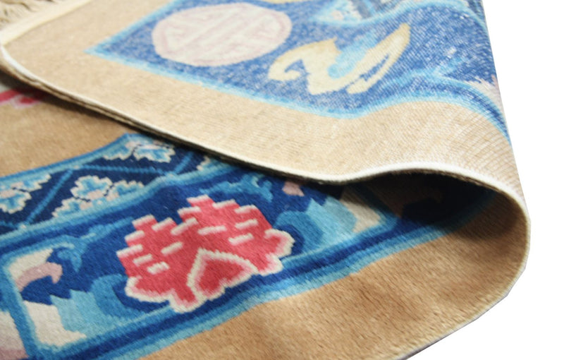 Alfombra china - 244 x 152 cm - marrón