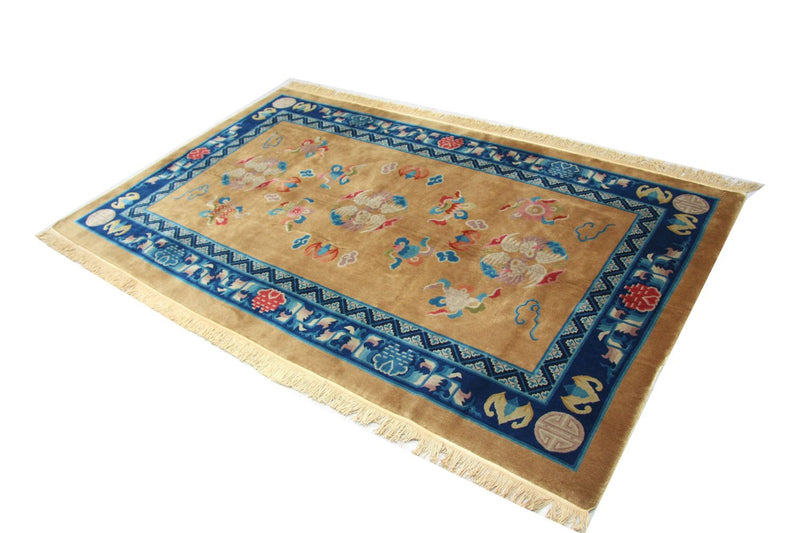 Alfombra china - 244 x 152 cm - marrón