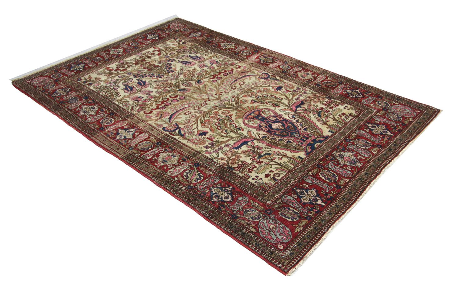 Alfombra persa - Nómada - 207 x 148 cm - beige