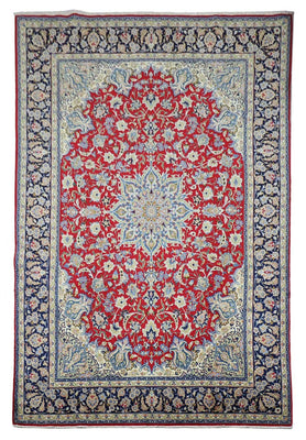 Alfombra Persa - Isfahan - Prima - 303 x 203 cm - rojo