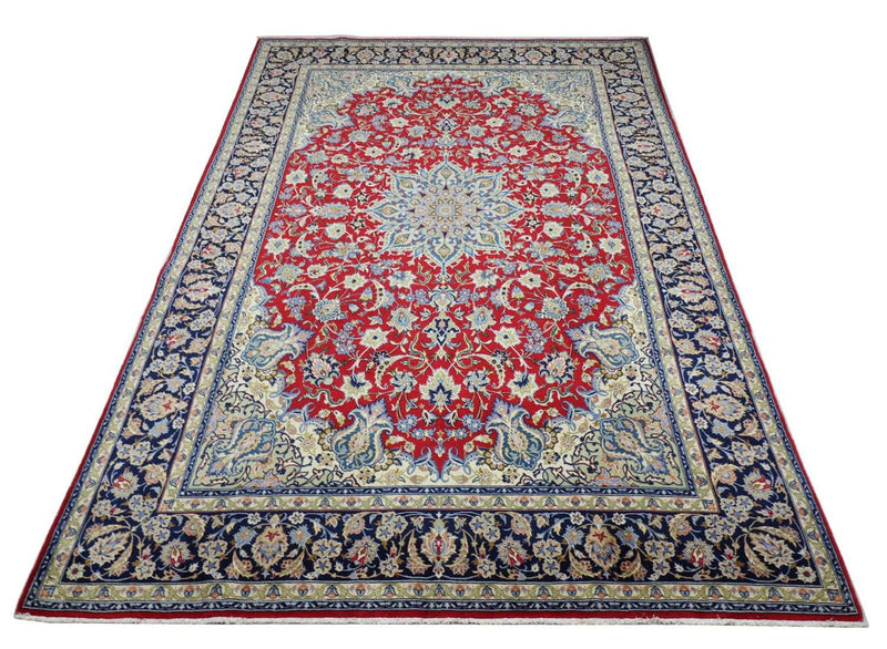 Alfombra Persa - Isfahan - Prima - 303 x 203 cm - rojo