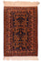 Alfombra afgana - 132 x 98 cm - azul oscuro