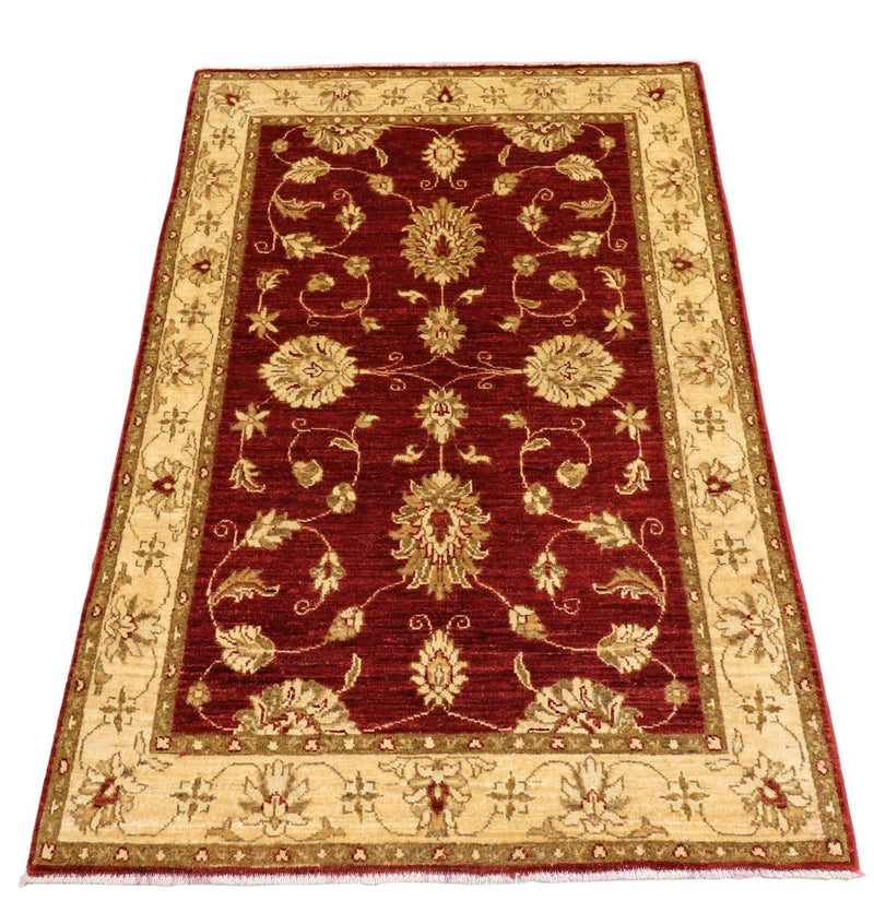 Alfombra Ziegler - 153 x 100 cm - rojo oscuro