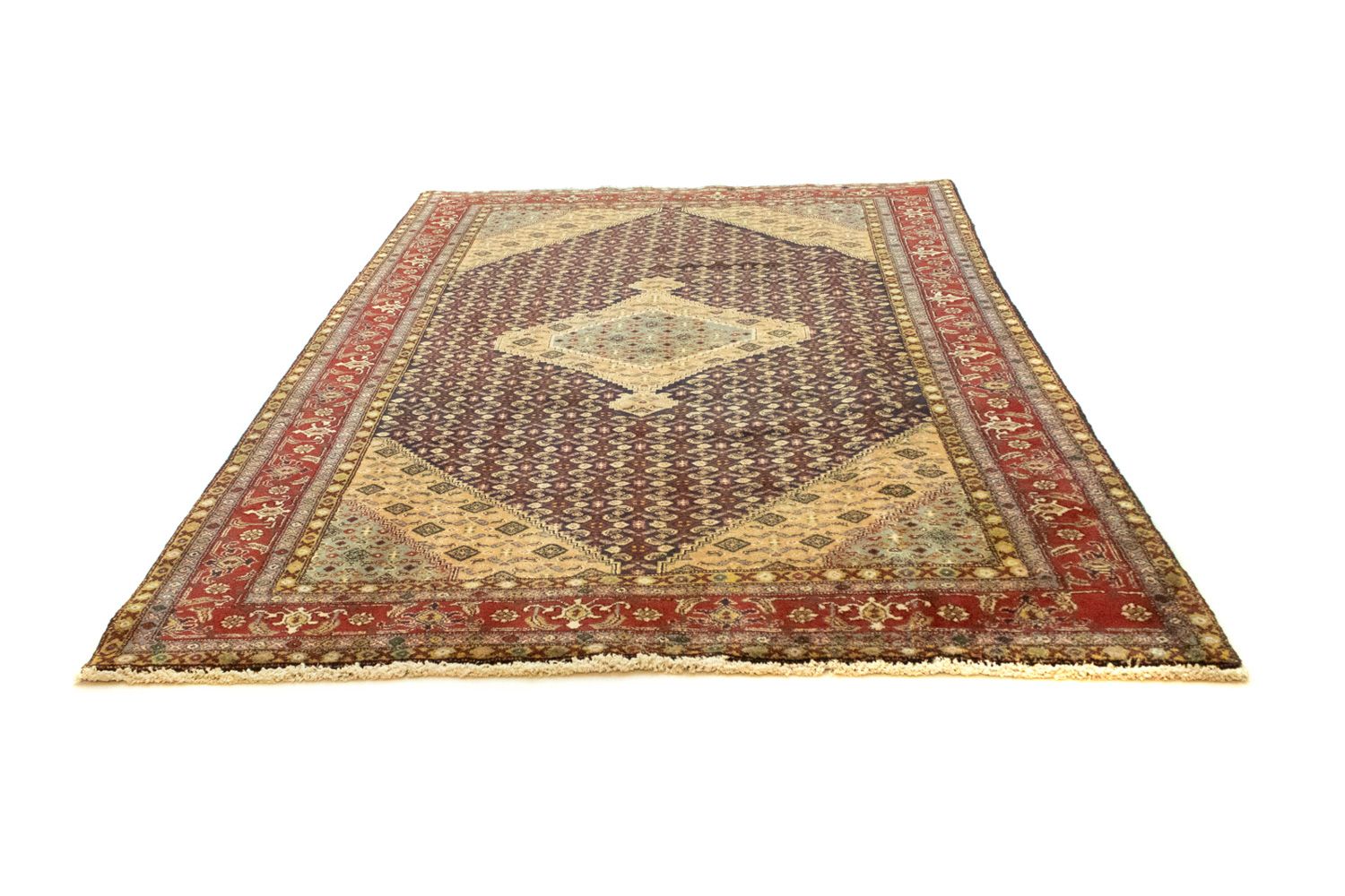 Alfombra persa - Nómada - 293 x 200 cm - azul