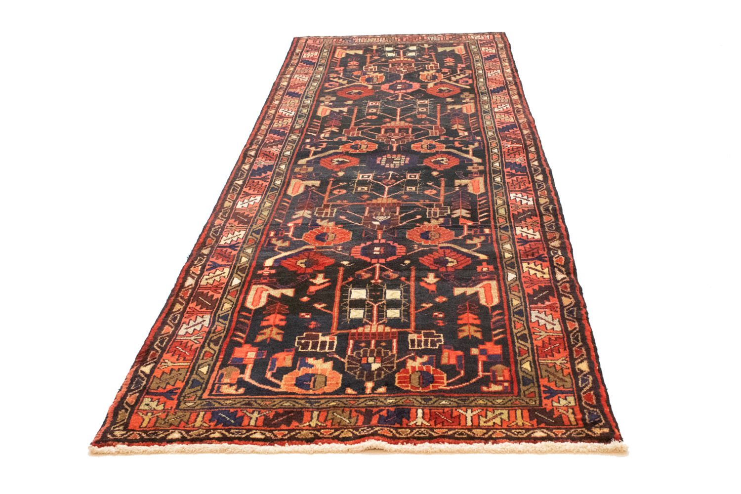 Alfombra de pasillo Alfombra persa - Nómada - 310 x 110 cm - azul