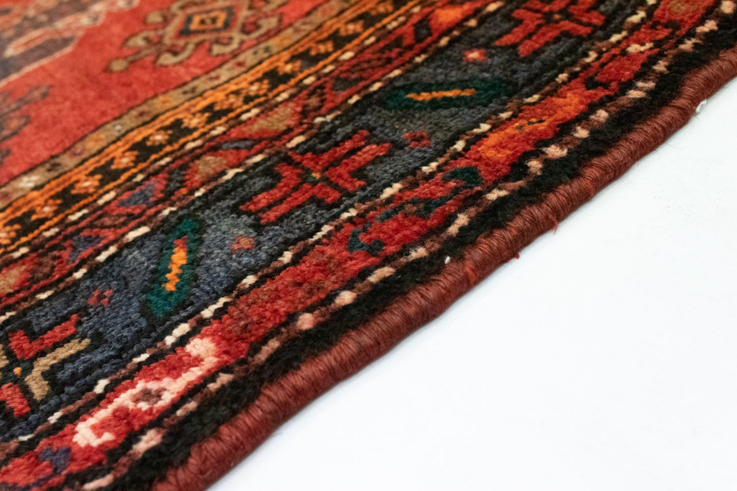 Alfombra de pasillo Alfombra persa - Nómada - 307 x 103 cm - verde