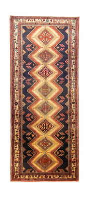 Alfombra de pasillo Alfombra persa - Nómada - 312 x 125 cm - azul