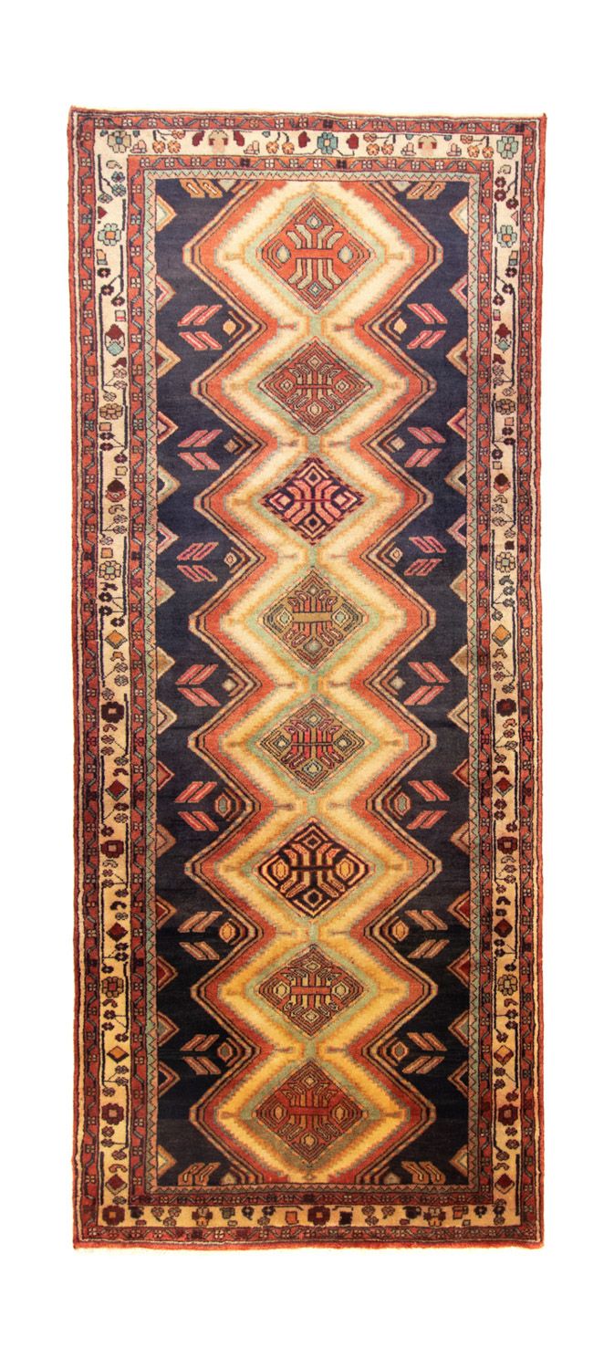 Alfombra de pasillo Alfombra persa - Nómada - 312 x 125 cm - azul