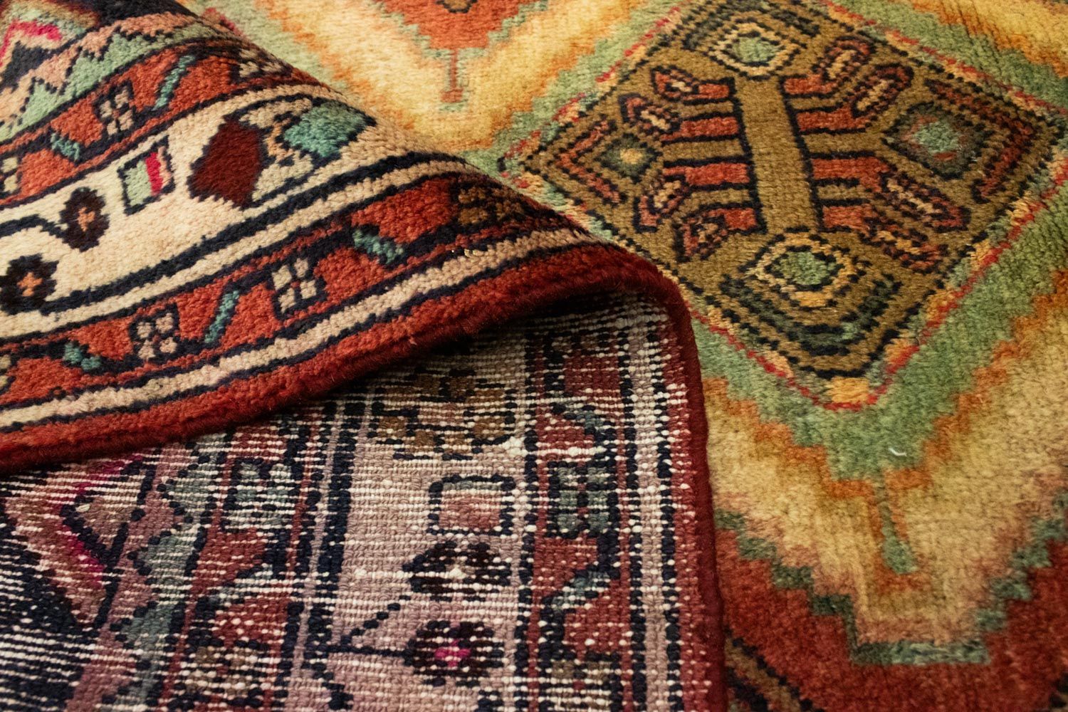 Alfombra de pasillo Alfombra persa - Nómada - 312 x 125 cm - azul