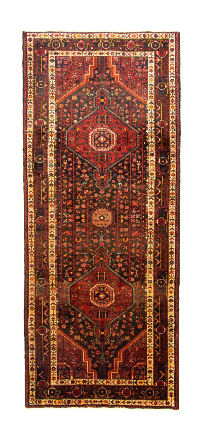 Alfombra de pasillo Alfombra persa - Nómada - 295 x 125 cm - marrón