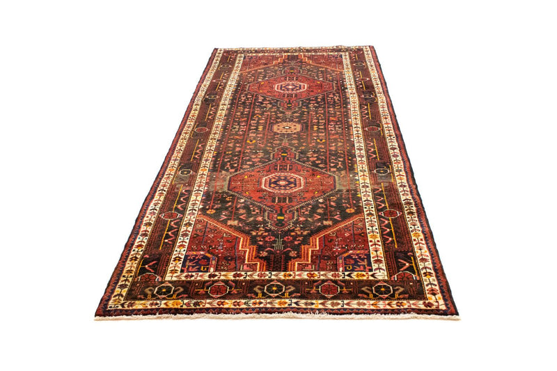 Alfombra de pasillo Alfombra persa - Nómada - 295 x 125 cm - marrón