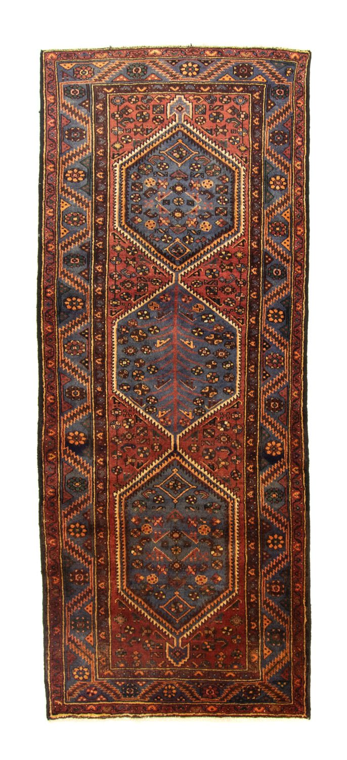 Alfombra de pasillo Alfombra persa - Nómada - 287 x 110 cm - marrón