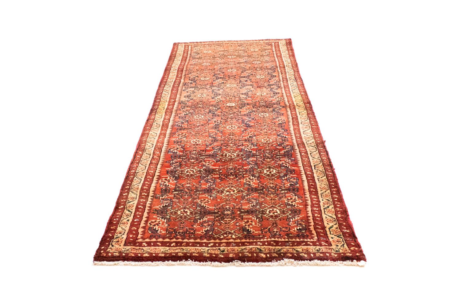Alfombra de pasillo Alfombra persa - Nómada - 296 x 107 cm - naranja