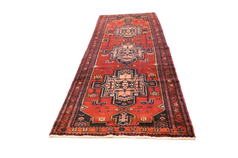 Alfombra de pasillo Alfombra persa - Nómada - 326 x 105 cm - rojo