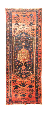 Alfombra de pasillo Alfombra persa - Nómada - 300 x 112 cm - azul