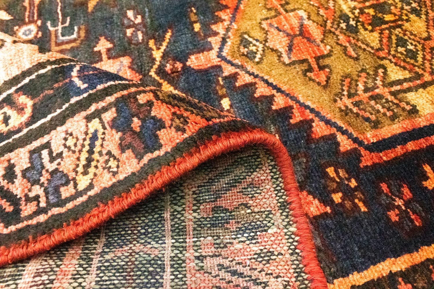 Alfombra de pasillo Alfombra persa - Nómada - 300 x 112 cm - azul