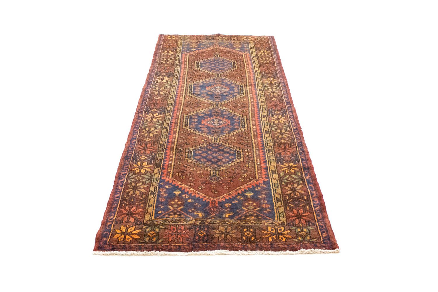 Alfombra de pasillo Alfombra persa - Nómada - 310 x 108 cm - azul