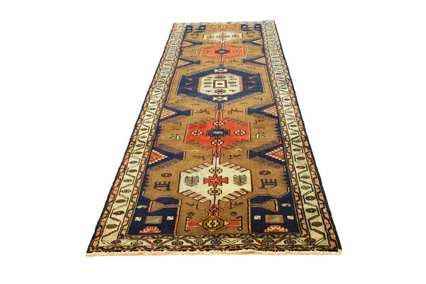 Alfombra de pasillo Alfombra persa - Nómada - 295 x 102 cm - azul