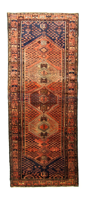 Alfombra de pasillo Alfombra persa - Nómada - 280 x 107 cm - azul