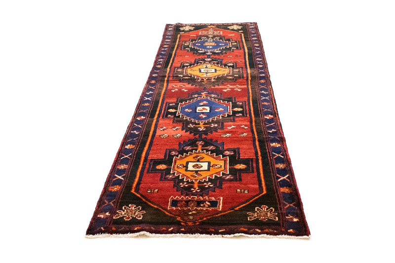 Alfombra de pasillo Alfombra persa - Nómada - 302 x 104 cm - azul