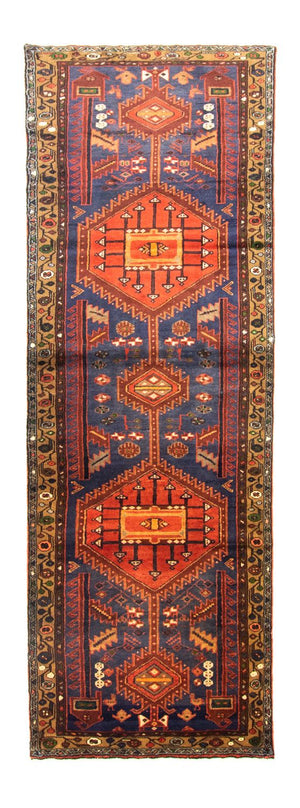 Alfombra de pasillo Alfombra persa - Nómada - 296 x 98 cm - marrón