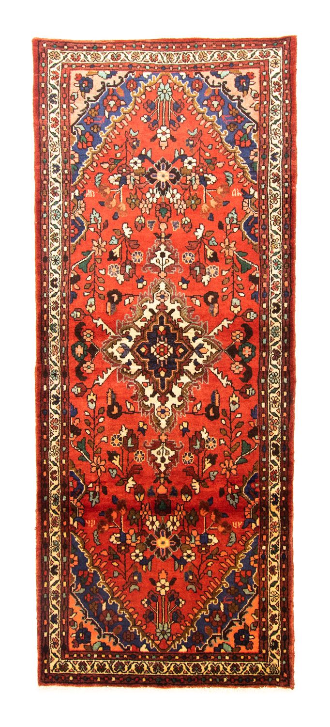 Alfombra de pasillo Alfombra persa - Nómada - 298 x 115 cm - naranja