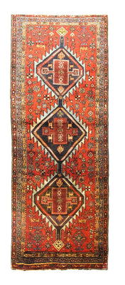 Alfombra de pasillo Alfombra persa - Nómada - 300 x 114 cm - naranja