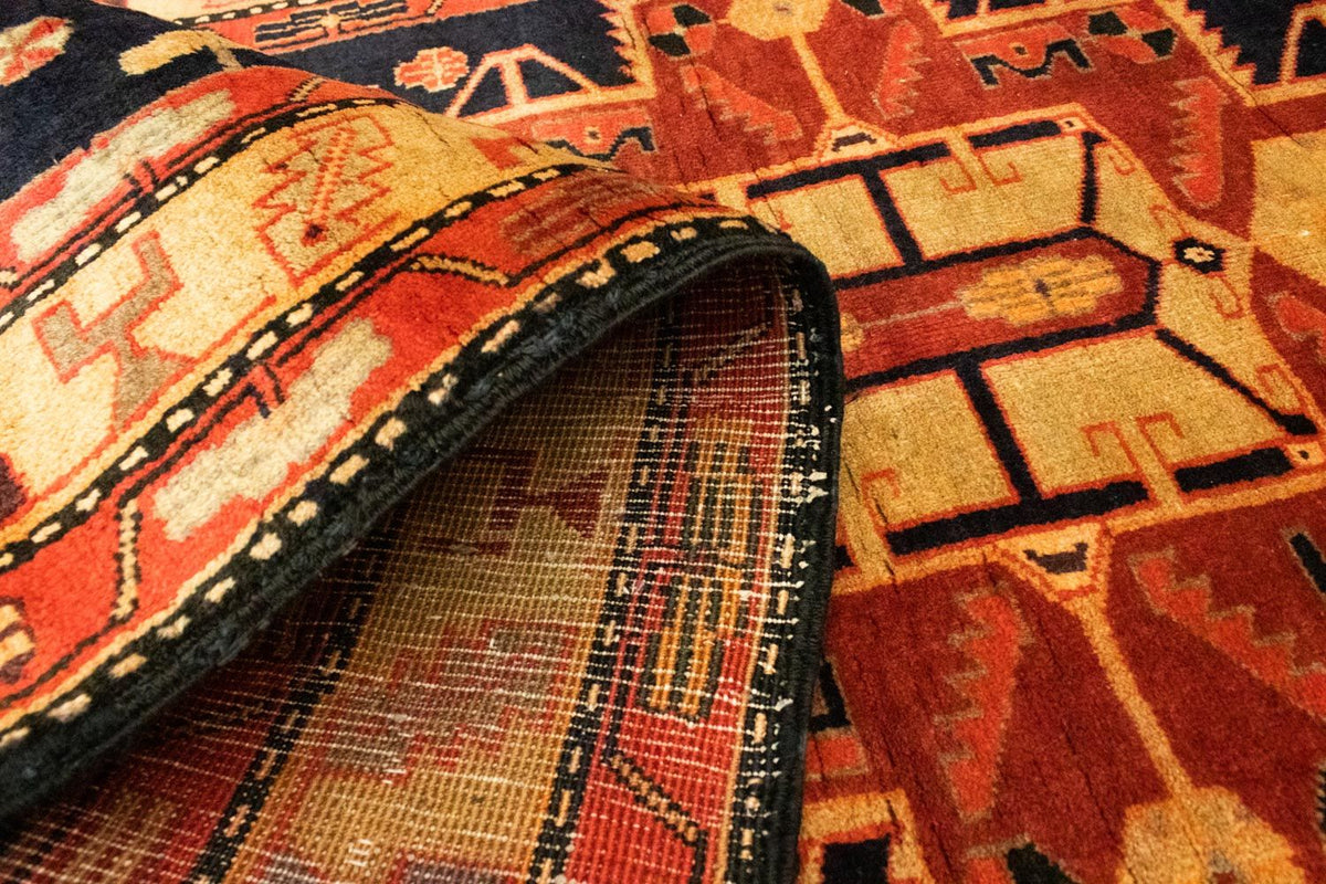 Alfombra de pasillo Alfombra persa - Nómada - 320 x 113 cm - naranja