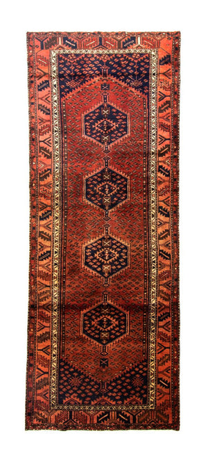 Alfombra de pasillo Alfombra persa - Nómada - 316 x 118 cm - azul