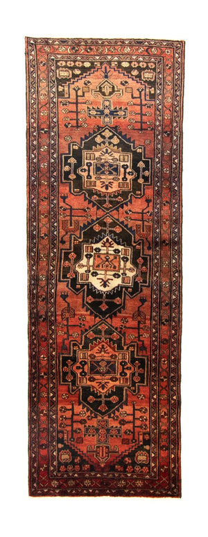 Alfombra de pasillo Alfombra persa - Nómada - 300 x 101 cm - marrón