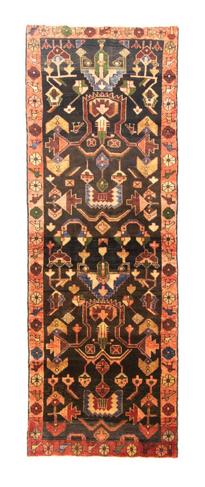 Alfombra de pasillo Alfombra persa - Nómada - 296 x 105 cm - azul