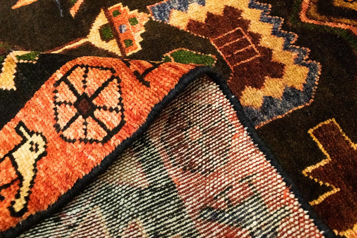 Alfombra de pasillo Alfombra persa - Nómada - 296 x 105 cm - azul