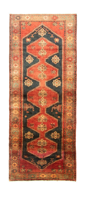 Alfombra de pasillo Alfombra persa - Nómada - 286 x 107 cm - naranja