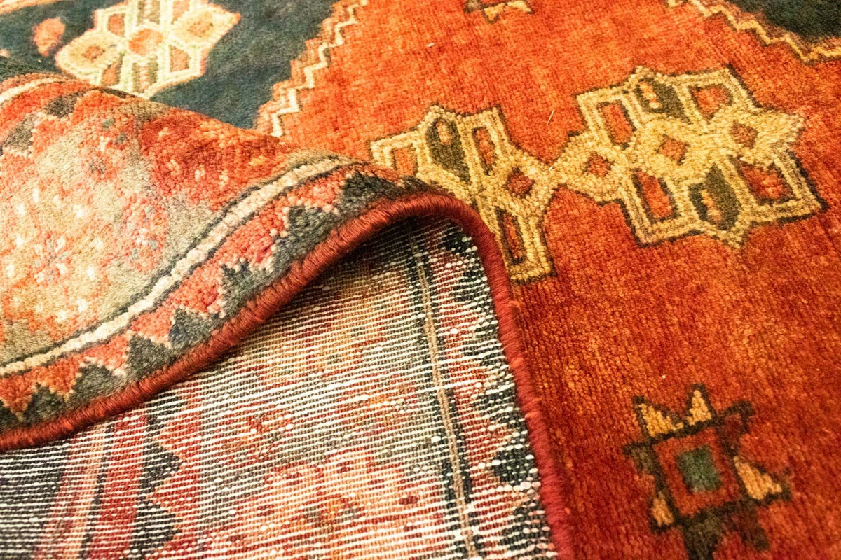 Alfombra de pasillo Alfombra persa - Nómada - 286 x 107 cm - naranja