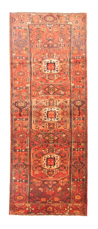 Alfombra de pasillo Alfombra persa - Nómada - 302 x 112 cm - naranja