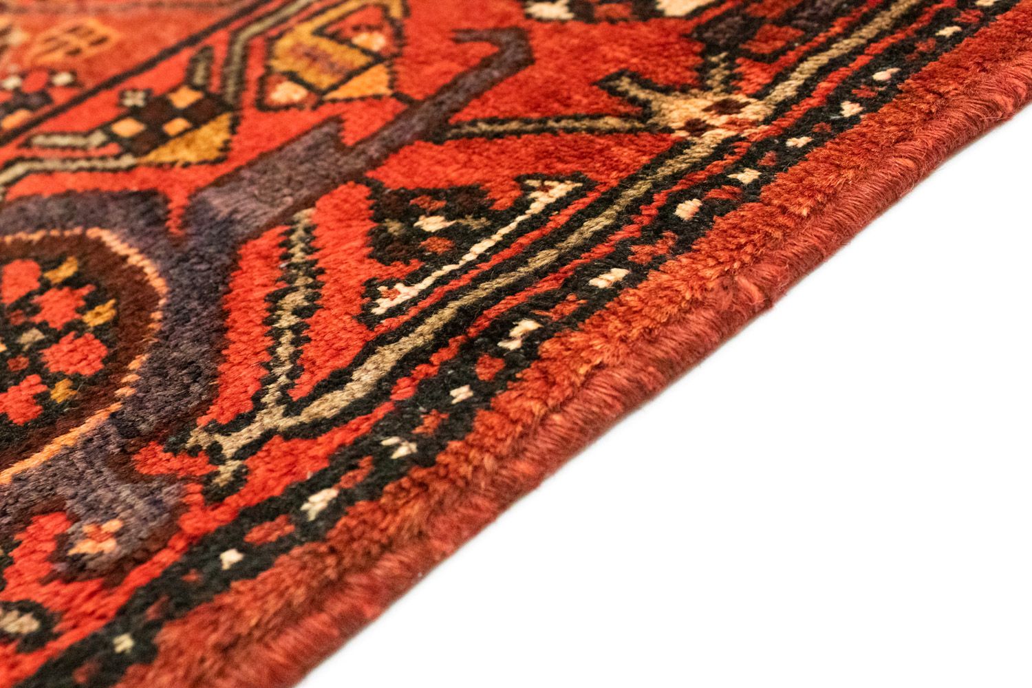 Alfombra de pasillo Alfombra persa - Nómada - 302 x 112 cm - naranja