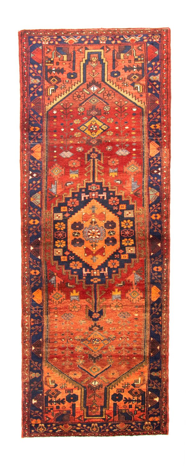 Alfombra de pasillo Alfombra persa - Nómada - 290 x 103 cm - naranja