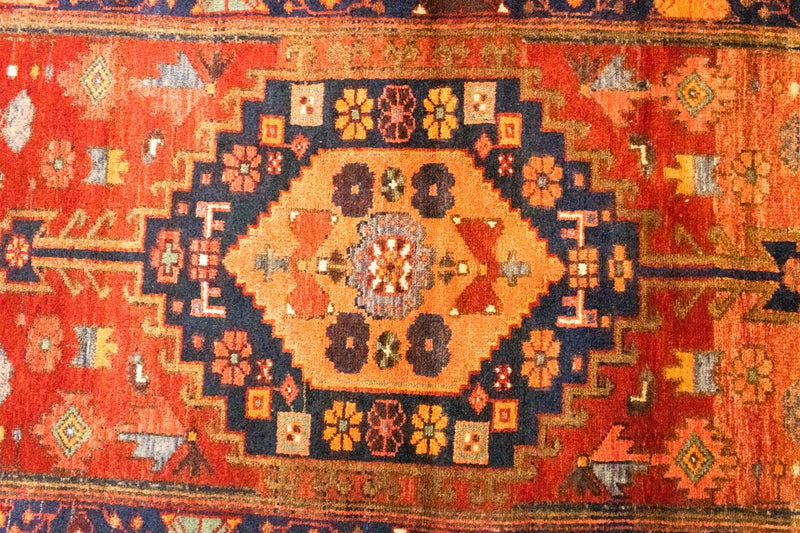 Alfombra de pasillo Alfombra persa - Nómada - 290 x 103 cm - naranja