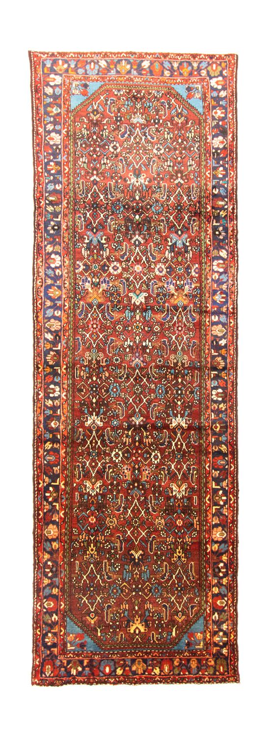 Alfombra de pasillo Alfombra persa - Nómada - 318 x 100 cm - marrón