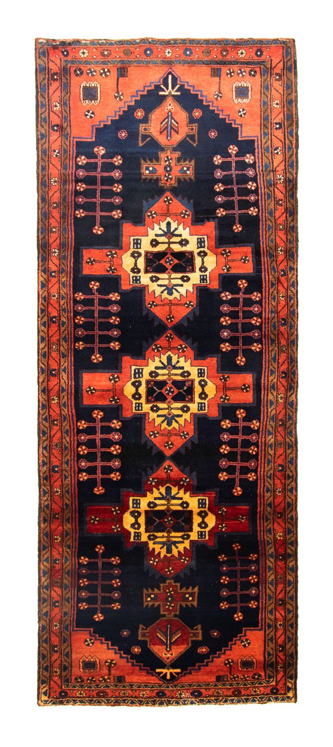 Alfombra de pasillo Alfombra persa - Nómada - 305 x 115 cm - azul