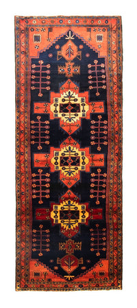 Alfombra de pasillo Alfombra persa - Nómada - 305 x 115 cm - azul